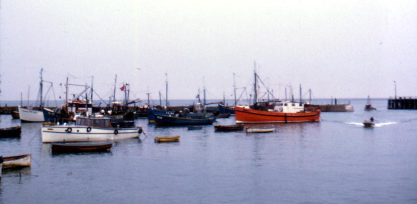 The harbour at Folkestone